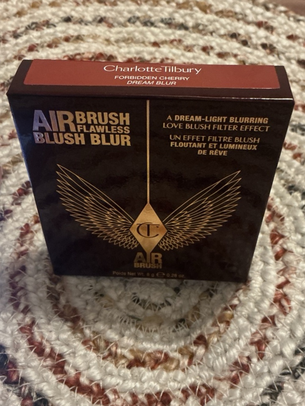 Charlotte Tilbury Airbrush Blush Blur forbidden cherry blur